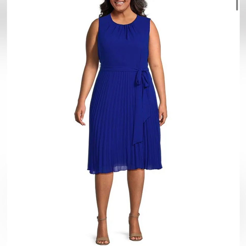 Jessica Howard Royal Blue Midi Dress